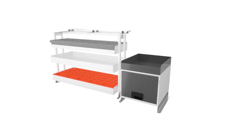 RolaCase Full Service body/Canopy Shelving Package 09.2