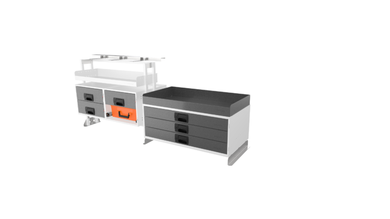 RolaCase Full Service body/Canopy Shelving Package 11.5