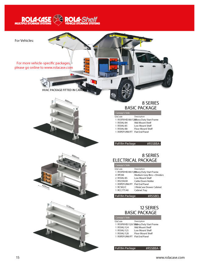 RolaShelf Service Bodies & Canopies