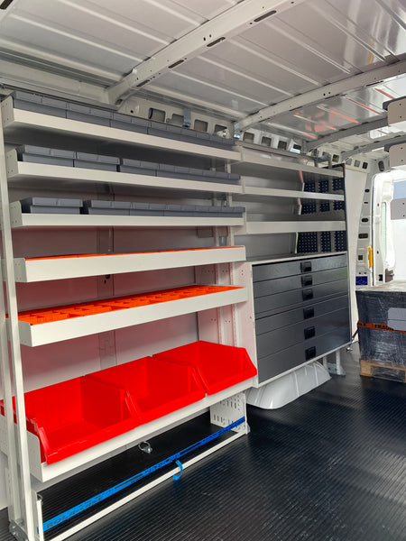 RolaShelf Iveco Daily Van upfit 14
