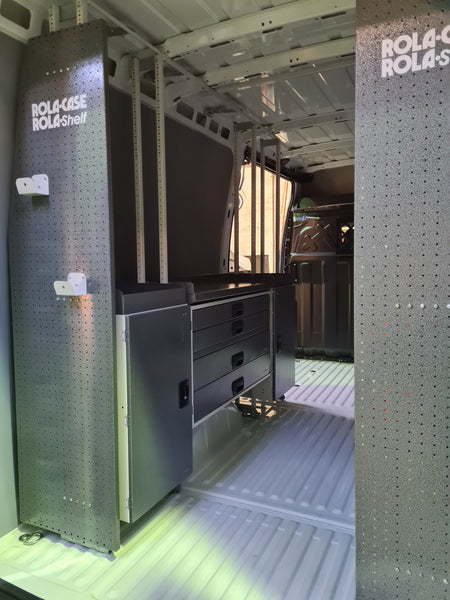 RolaShelf Iveco Daily Van upfit 9