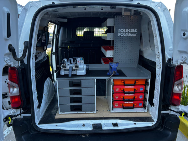 RolaShelf Peugeot Van upfit 12