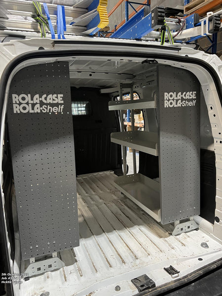 RolaShelf Peugeot Van upfit 3