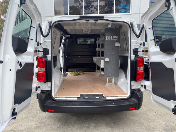 RolaShelf Peugeot Van upfit 4