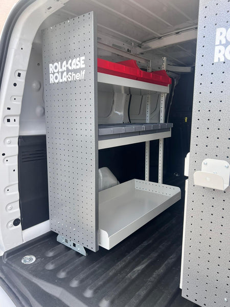 RolaShelf Peugeot Van upfit 6