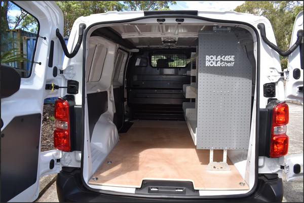 RolaShelf Peugeot Van upfit 8