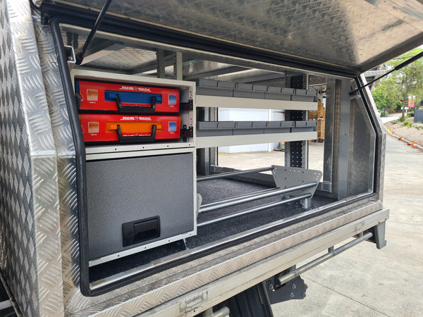 Rolacase Canopy_Service Body Shelving 18