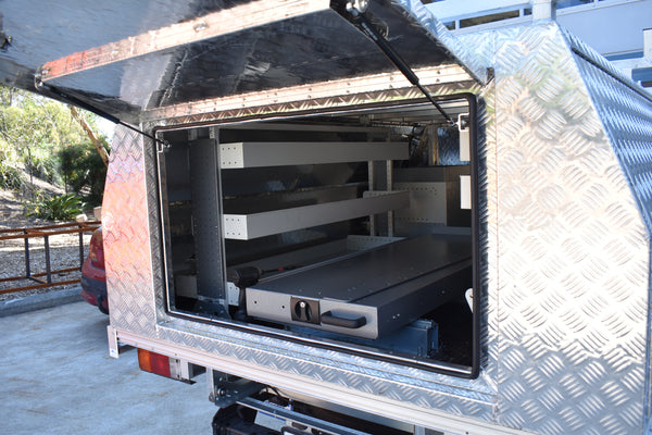 Rolacase Canopy_Service Body Shelving 45