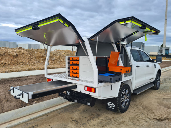 Rolacase Canopy_Service Body Shelving 6