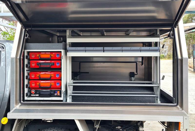 Rolacase Canopy Shelving Package 27 v1 