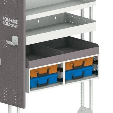 RSMRLHV – Mid Roof Long Van Shelving HVAC Package
