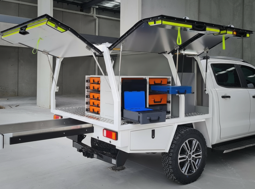 Van Racking Systems in Australia | Rola-Case Rola-Shelf